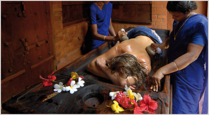 Ayurvedic treatments in Golden Chariot Train